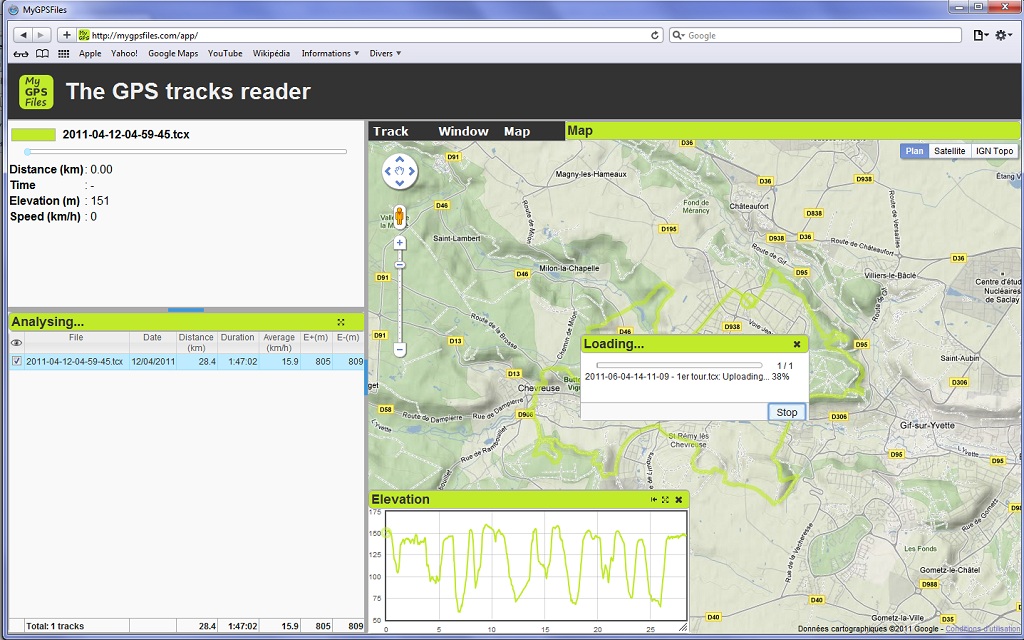 comment ouvrir un fichier tcx